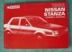 1986 Nissan Stanza Owner's Manual