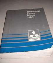 1986 Mitsubishi Starion Service Manual