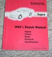 1986.5 Toyota Supra Service Repair Manual