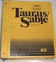 1986 Mercury Sable Service Manual