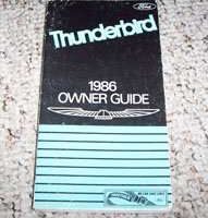 1986 Ford Thunderbird Owner's Manual