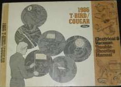 1986 Mercury Cougar Electrical & Vaccum Troubleshooting Manual