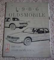 1986 Oldsmobile Toronado Service Manual