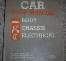 1986 Lincoln Town Car Body, Chassis & Electrical Service Manual