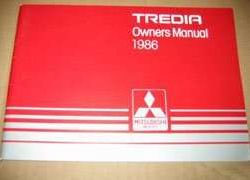 1986 Mitsubishi Tredia Owner's Manual