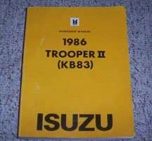 1986 Isuzu Trooper II Service Manual