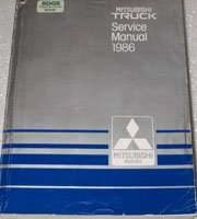 1986 Mitsubishi Truck Service Manual