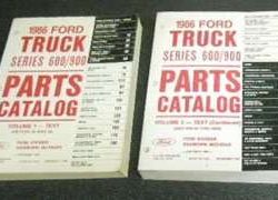 1986 Ford Medium Duty Truck 600-900 Parts Catalog Text