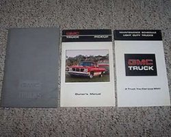 1986 GMC Pickup Truck Owner's Manual Set