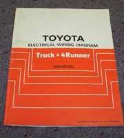 1986 Toyota Truck & 4Runner Electrical Wiring Diagram Manual