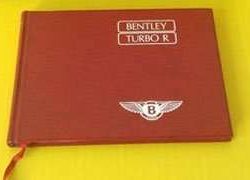 1986 Bentley Turbo R Owner's Manual