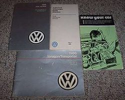 1986 Volkswagen Vanagon & Transporter Owner's Manual Set