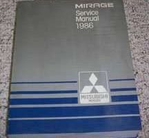 1986 Mitsubishi Mirage Service Manual