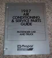 1987 Plymouth Voyager Air Conditioning & Service Parts Guide