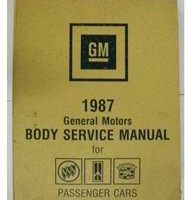 1987 Oldsmobile Cutlass Body Service Manual