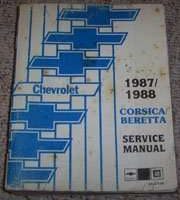 1987 Chevrolet Beretta Service Manual