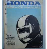 1988 Honda VF700 & VF750C Motorcycle Service Manual