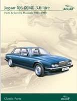 1987 Jaguar XJ6 (XJ40) 3.6L Parts & Service Manual DVD