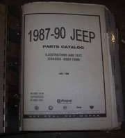 1987 Jeep Grand Wagoneer Mopar Parts Catalog Binder