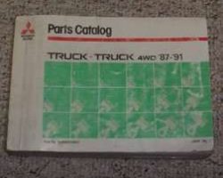 1988 Mitsubishi Truck Parts Catalog