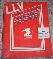 1991 Chevrolet US Mail Long Life Vehicle Serivce Manual