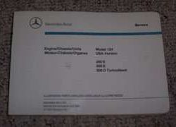 1989 Mercedes Benz 300CE 124 Chassis Parts Catalog
