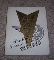 1987 Pontiac 1000 Service Manual