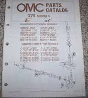 1987 Johnson Evinrude 275 Comm Models Parts Catalog