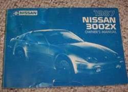 1987 Nissan 300ZX Owner's Manual