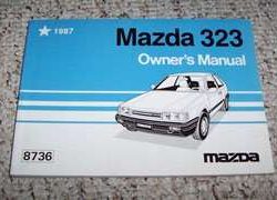 1987 Mazda 323 Owner's Manual