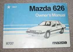 1987 Mazda 626 Owner's Manual