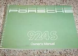 1987 Porsche 924S Owner's Manual