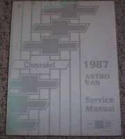 1987 Chevrolet Astro Service Manual