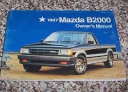 1987 Mazda B2000 Pickup Truck Owner's Manual