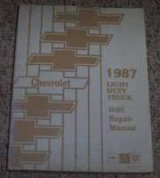 1987 Chevrolet Van Unit Repair Manual