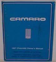 1987 Chevrolet Camaro Owner Operator User Guide Manual