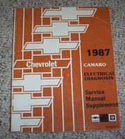 1987 Chevrolet Camaro Electrical Diagnosis Service Manual Supplement