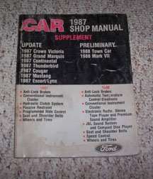 1987 Car Suppl