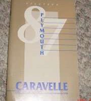 1987 Plymouth Caravelle Owner's Manual