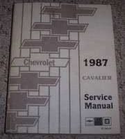 1987 Chevrolet Cavalier Service Manual