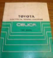 1987 Toyota Celica Electrical Wiring Diagram Manual