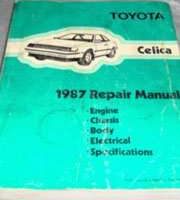 1987 Toyota Celica Service Repair Manual