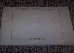 1987 Buick Century Owner's Manual