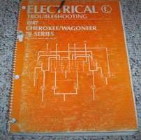 1987 Jeep Cherokee & Wagoneer Electrical Troubleshooting Manual