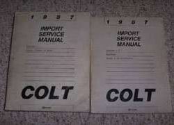 1987 Dodge Colt Service Manual
