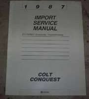 1987 Chrysler Conquest ECU-Multi Drieability Troubleshooting Service Manual