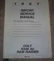 1987 Dodge Ram Raider FBC Driveability Troubleshooting Service Manual
