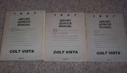 1987 Dodge Colt Vista Service Manual