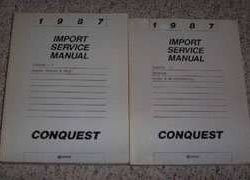 1987 Chrysler Conquest Service Manual