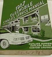 1987 Oldsmobile Cutlass Supreme Chassis Service Manual